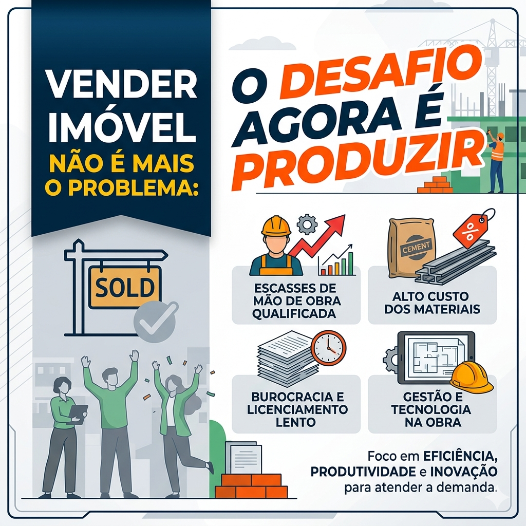 mercado imobiliário São Paulo aumento custo construção