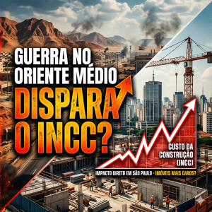 Impacto da guerra no Oriente Médio no custo da construção civil INCC no Brasil
